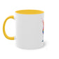 "Rainbow Pride Celebrate Love" - Two Tone Mug