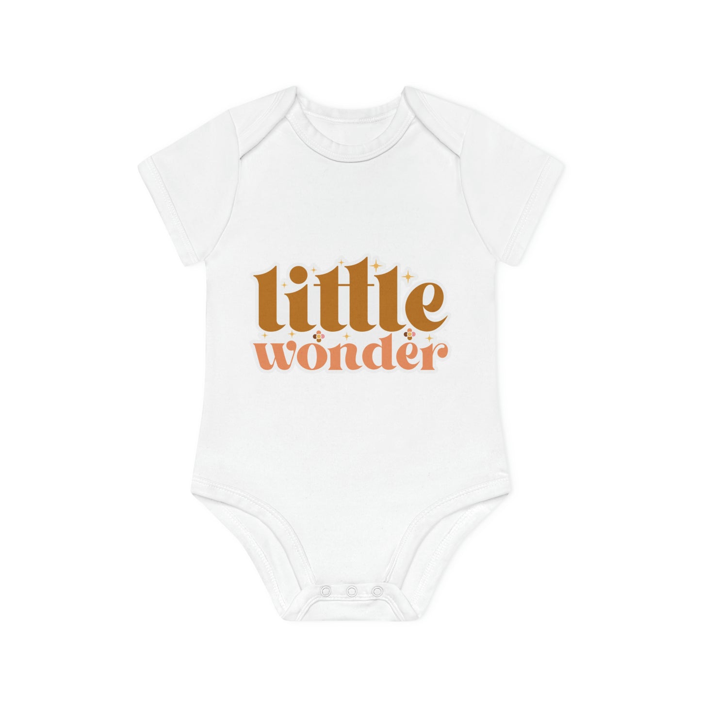 "Sweet Dreams Organic Baby Bodysuit - Ad- Baby Organic Short Sleeve Bodysuit