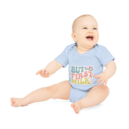 "Lovable Little One: Organic Short Sleeve Baby Bod- Baby Organic Short Sleeve Bodysuit