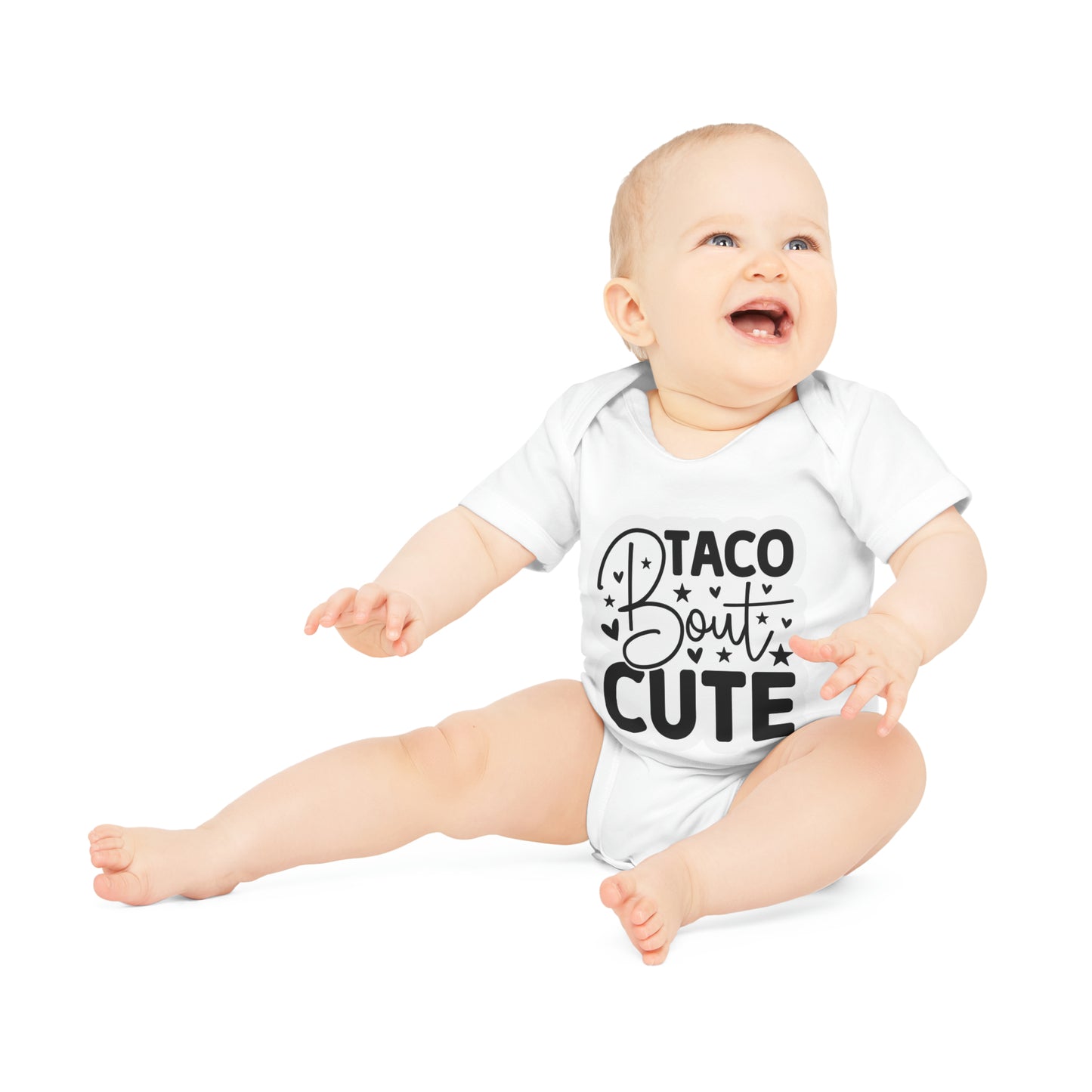 "Taco Bout Cute" - Baby Organic Short Sleeve Bodysuit