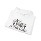 "Heavenly Comfort: Christian Quote Hooded Sweat- Hoodie