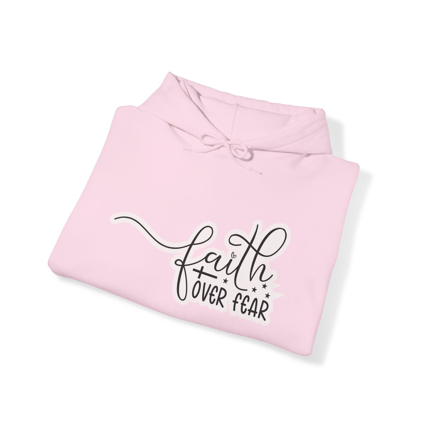 "Faith-filled Comfort: Christian Quote Hooded- Hoodie