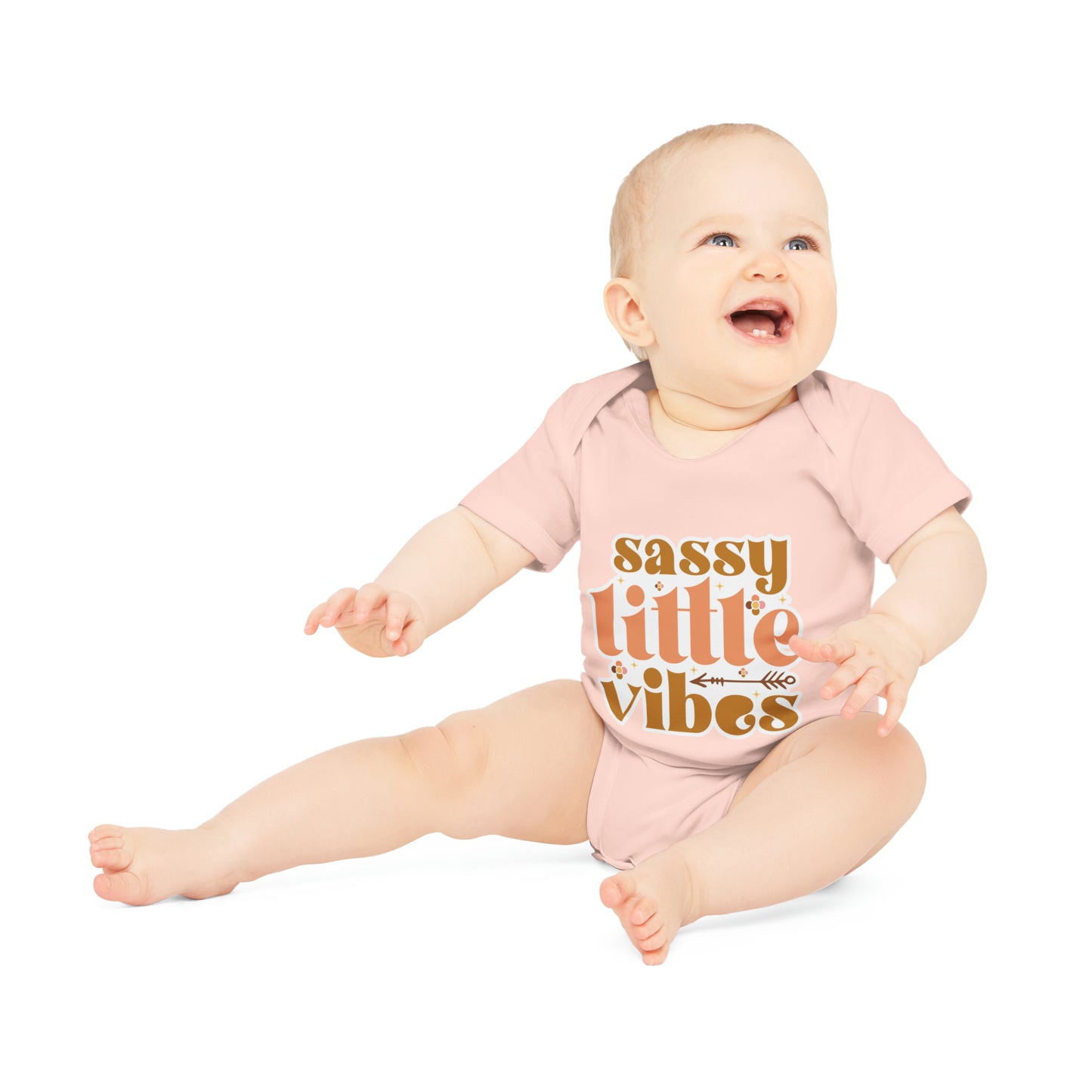 "Adorable Organic Short Sleeve Baby Bodysuit- Baby Organic Short Sleeve Bodysuit