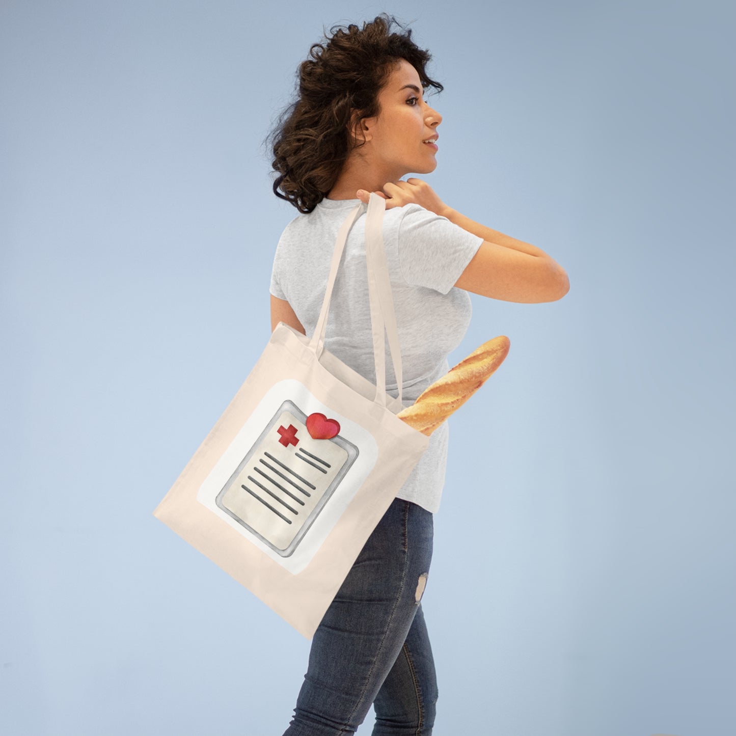 "Carry Care with You: Nurse Tote- Tote Bag