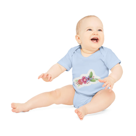 "Organic Cuties: Baby Short Sleeve Bod- Baby Organic Short Sleeve Bodysuit