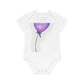 "Organic Baby Bodysuit: Adorable- Baby Organic Short Sleeve Bodysuit