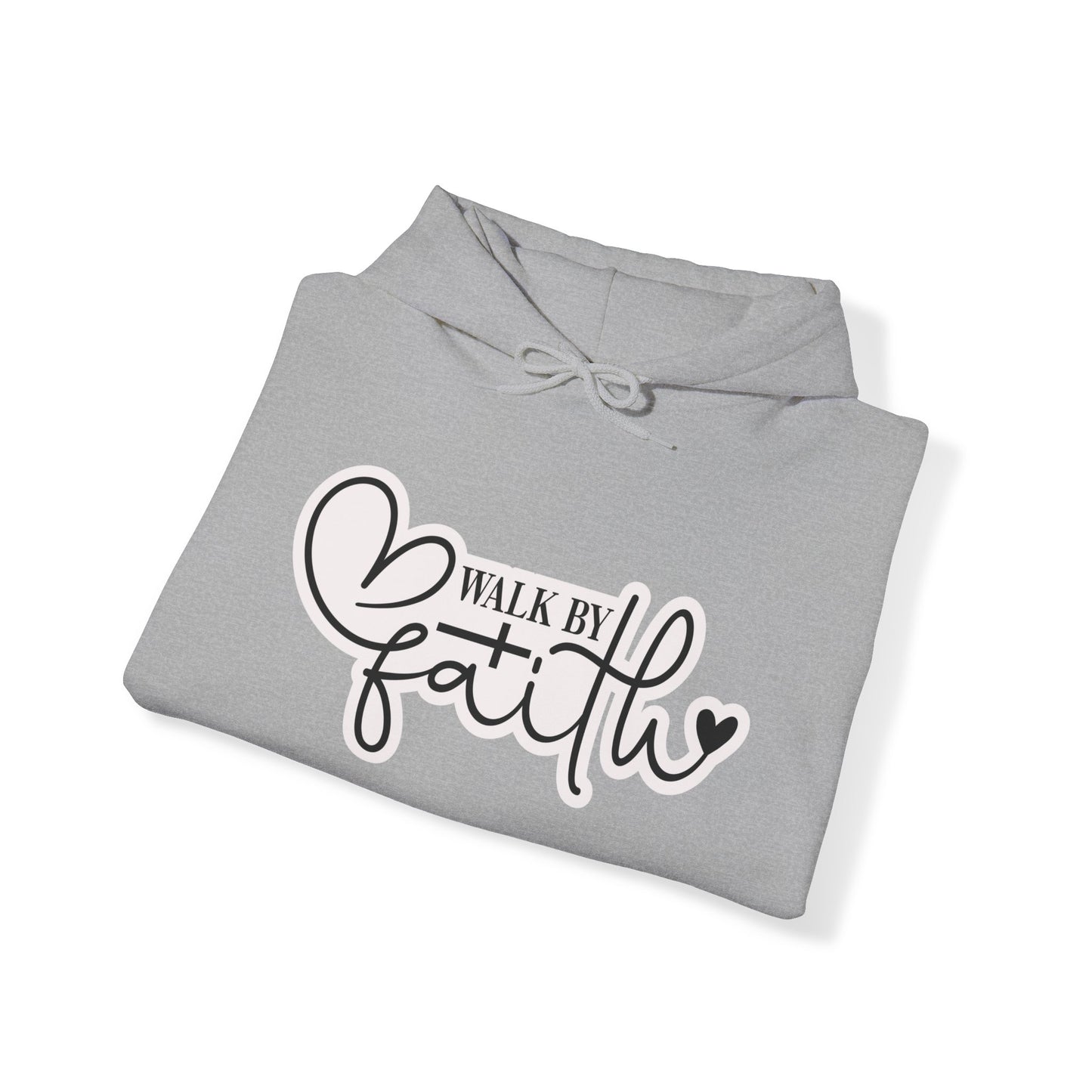 "Faith-Filled Comfort: Christian Quote Hood- Hoodie