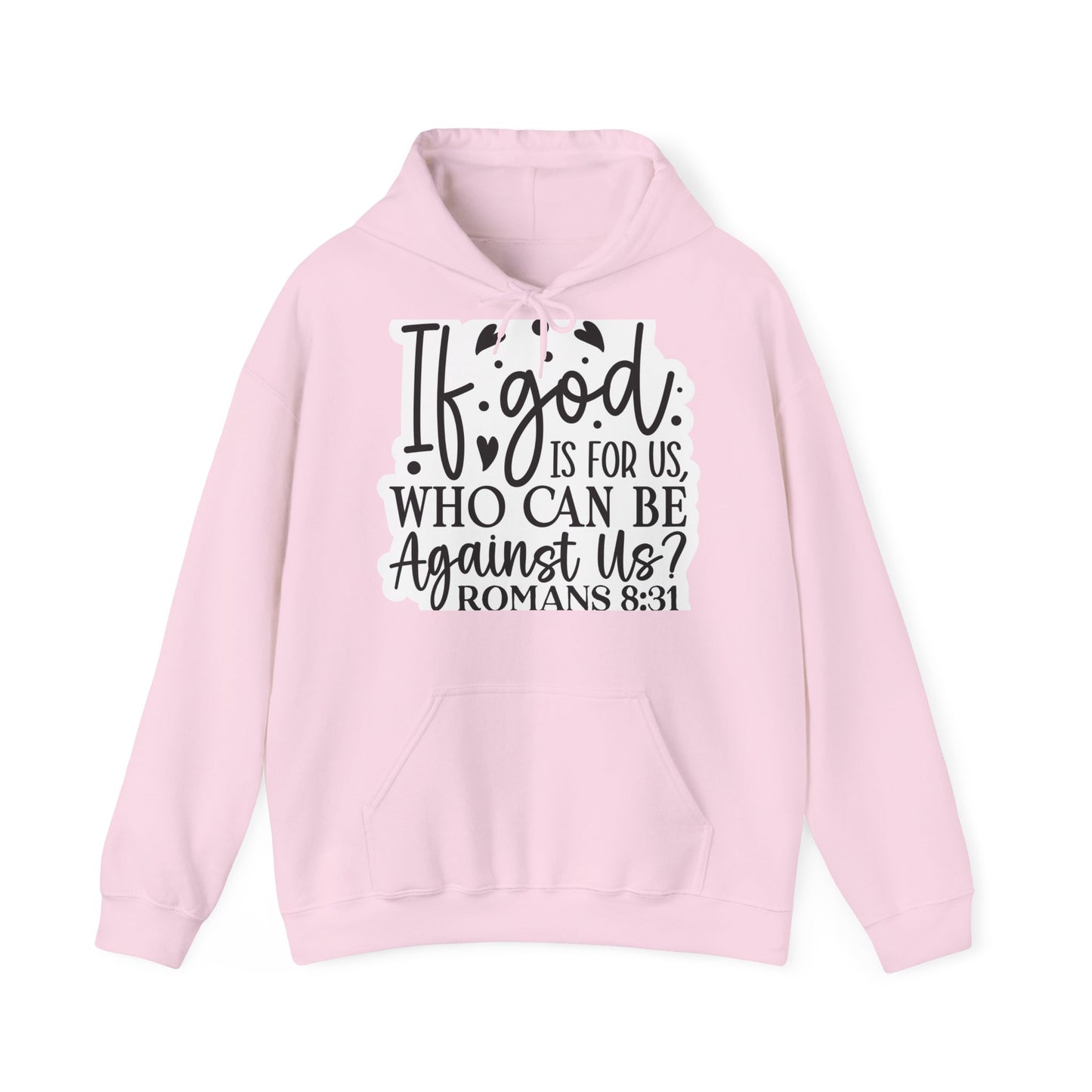 "Faith-Filled Comfort: Christian Quote Hood- Hoodie