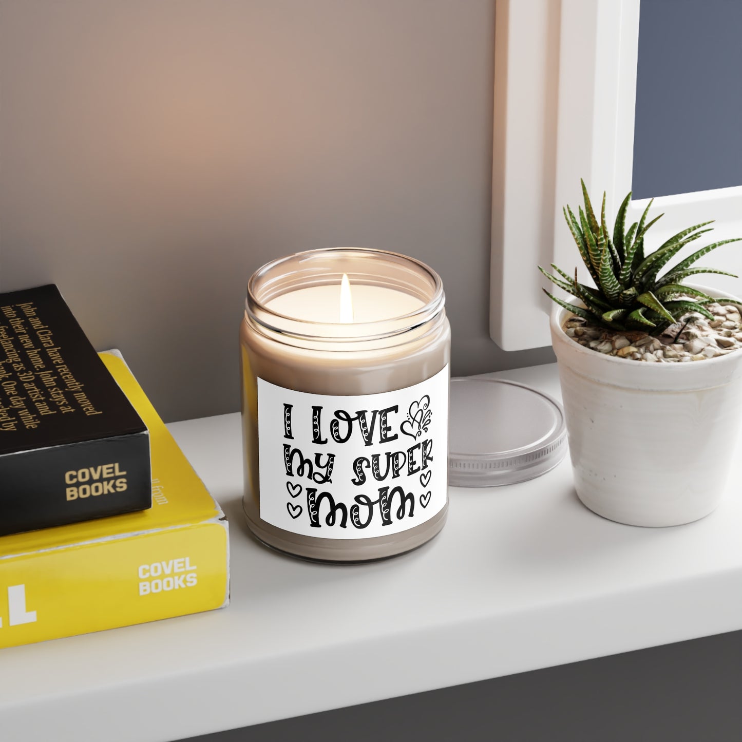 "Love & Light: Lavender Infused S- Scented Candle