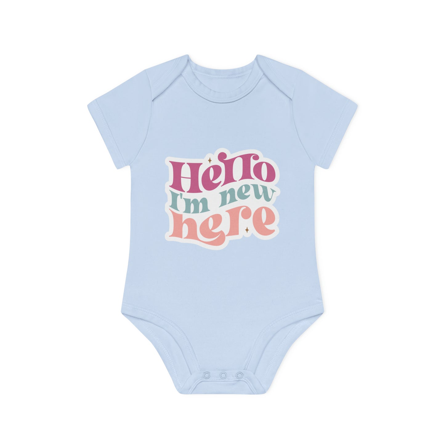 "Organic Cutie: Baby Short Sleeve Bod- Baby Organic Short Sleeve Bodysuit