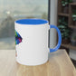 "Rainbow Pride Let it Rain" - Two Tone Mug