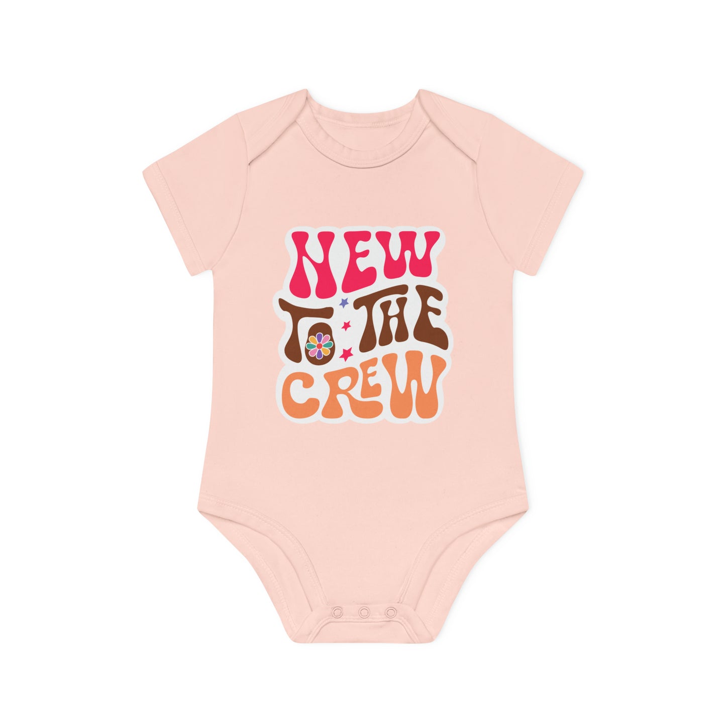 "Adorable Organic Short Sleeve Bodysuit for- Baby Organic Short Sleeve Bodysuit