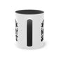 "We walk by Faith, not by sight" - Christian Love - Two Tone Mug