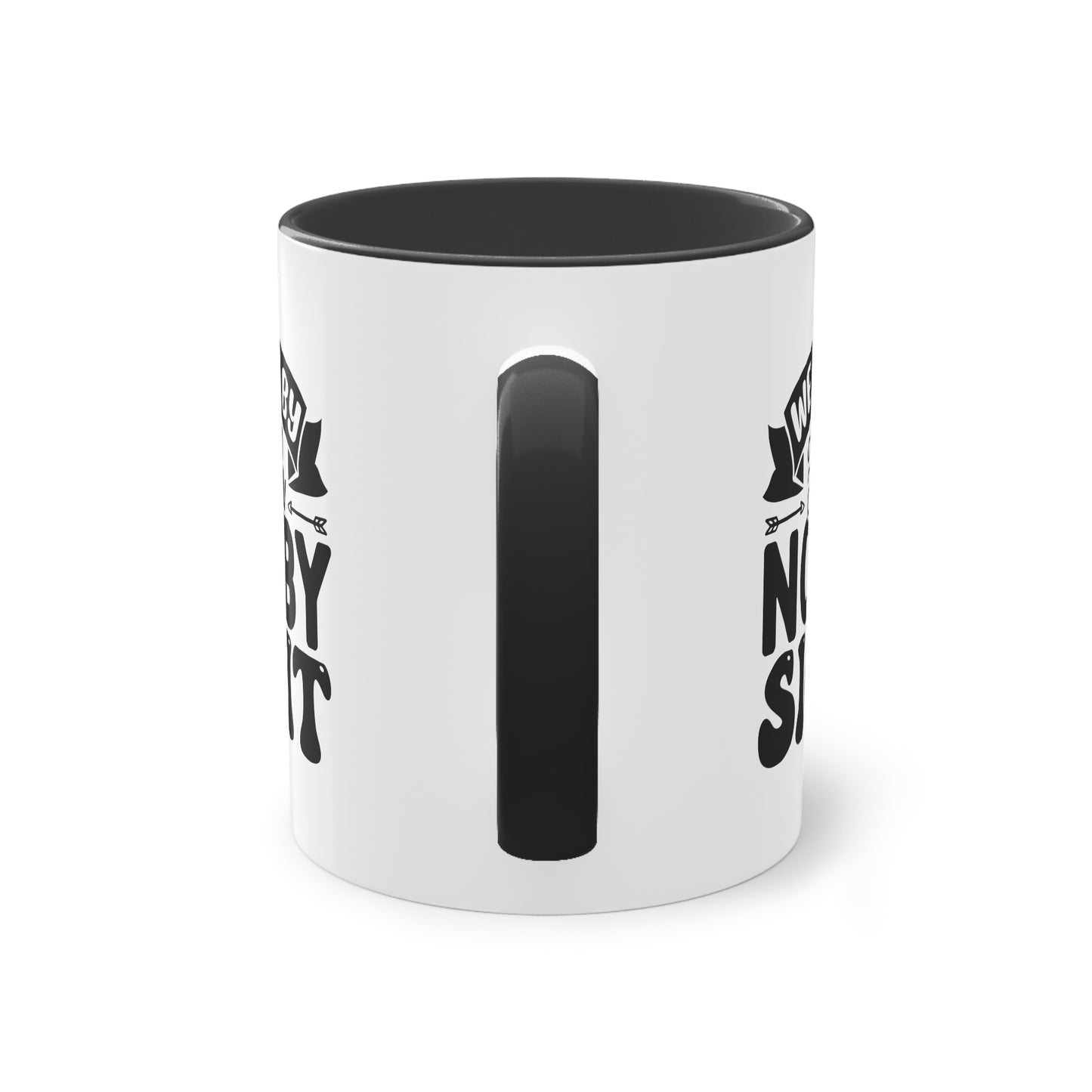 "We walk by Faith, not by sight" - Christian Love - Two Tone Mug