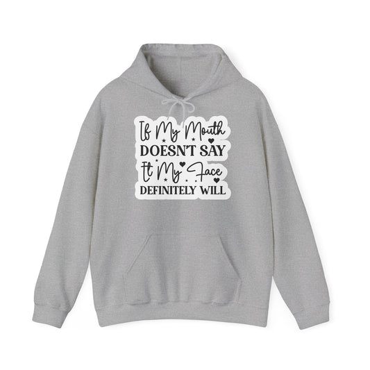 "Sarcastic Sass Hooded Sweatshirt"- Hoodie