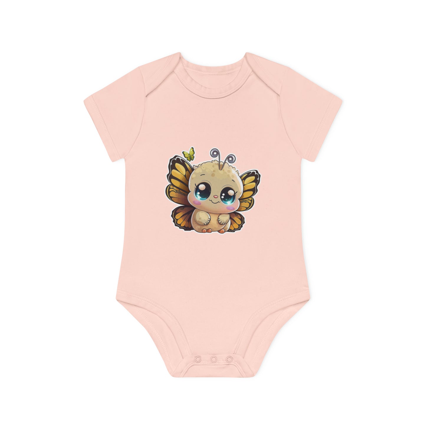 "Organic Cutie: Baby Short Sleeve Bod- Baby Organic Short Sleeve Bodysuit