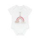 "Cuddly Critters Organic Short Sleeve Baby Bod- Baby Organic Short Sleeve Bodysuit