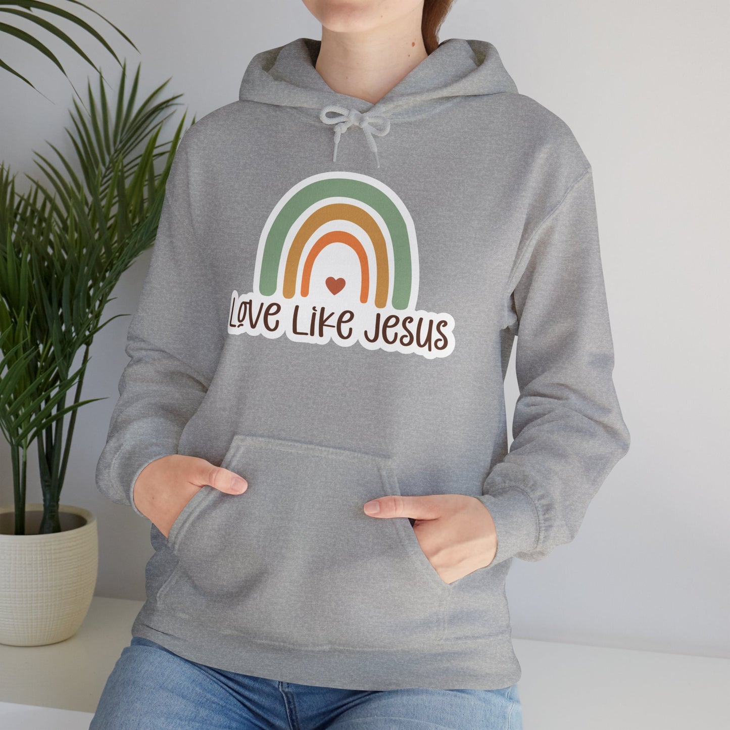 "Love like Jesus" - Christian Quote - Hoodie