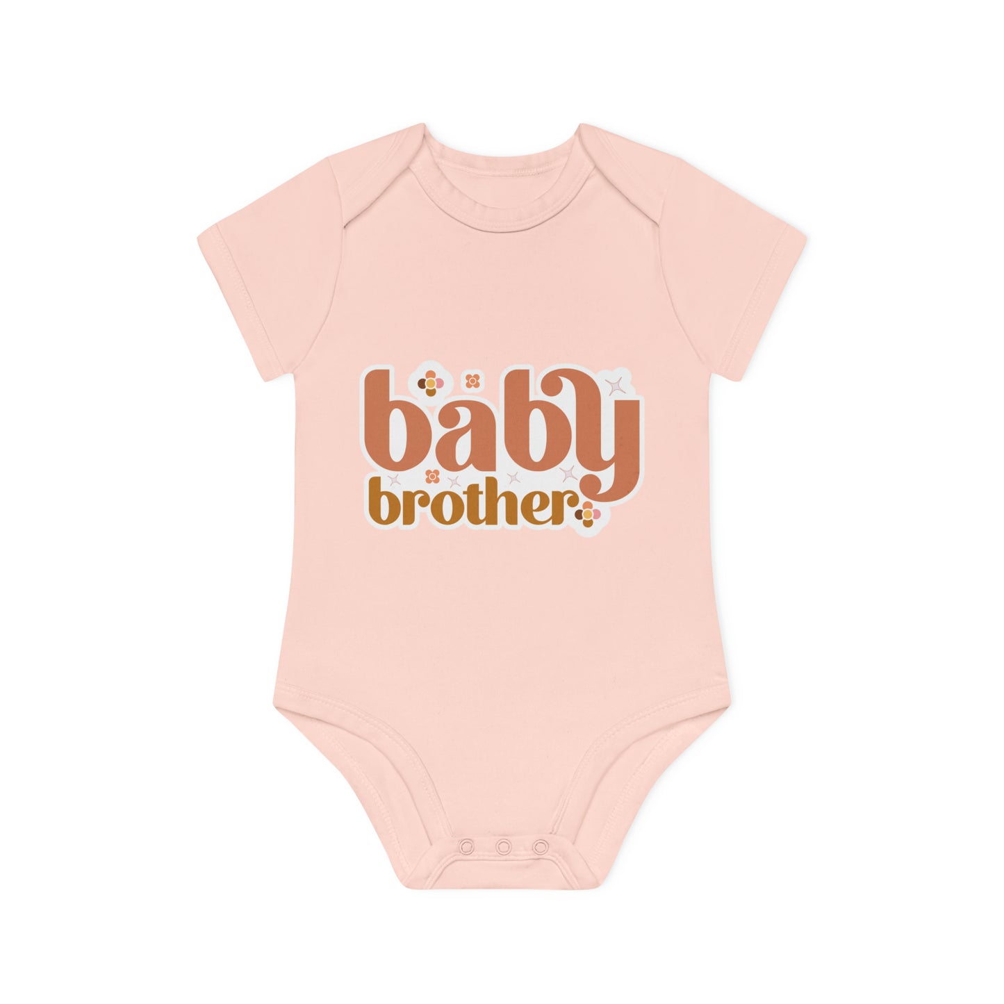 "Adorable Organic Baby Bodysuit: Perfect- Baby Organic Short Sleeve Bodysuit