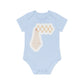 "Adorable Organic Baby Bodysuit: Sweet- Baby Organic Short Sleeve Bodysuit