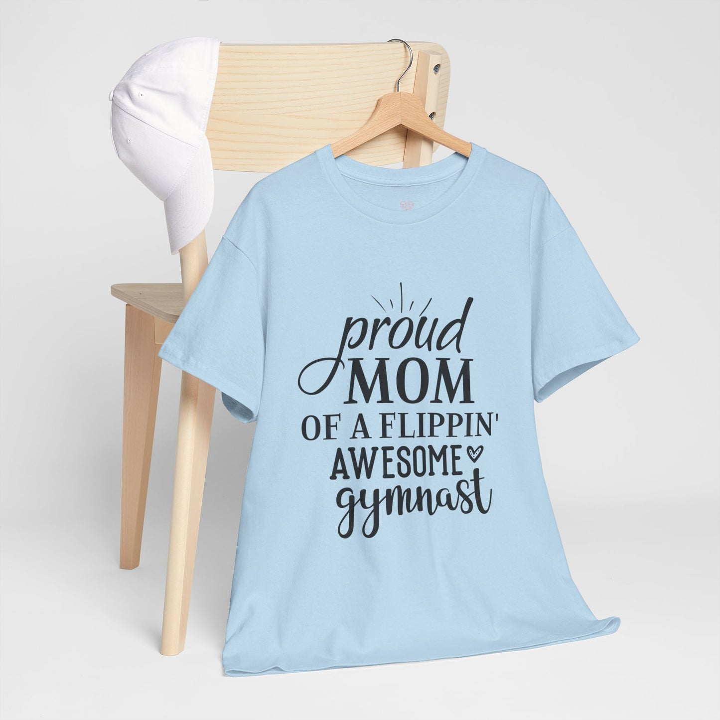 "Gymnast Mom" - Unisex Heavy Cotton Tee