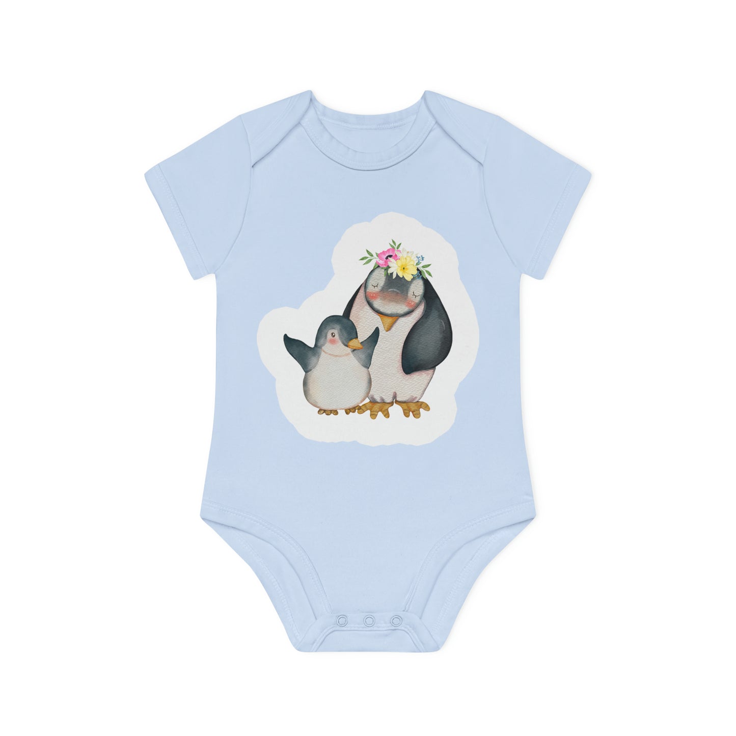 "Adorable Baby Organic Short Sleeve Bodysuit- Baby Organic Short Sleeve Bodysuit