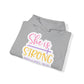 "She is Strong" - Christian Quote - Hoodie