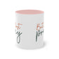 "But First, Pray" - Christian Love - Two Tone Mug