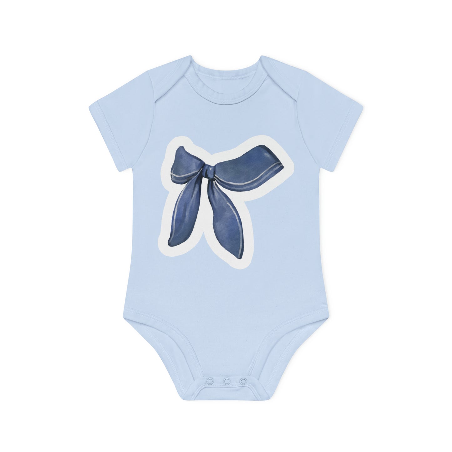 "Budding Blossoms Organic Short Sleeve Bodys- Baby Organic Short Sleeve Bodysuit