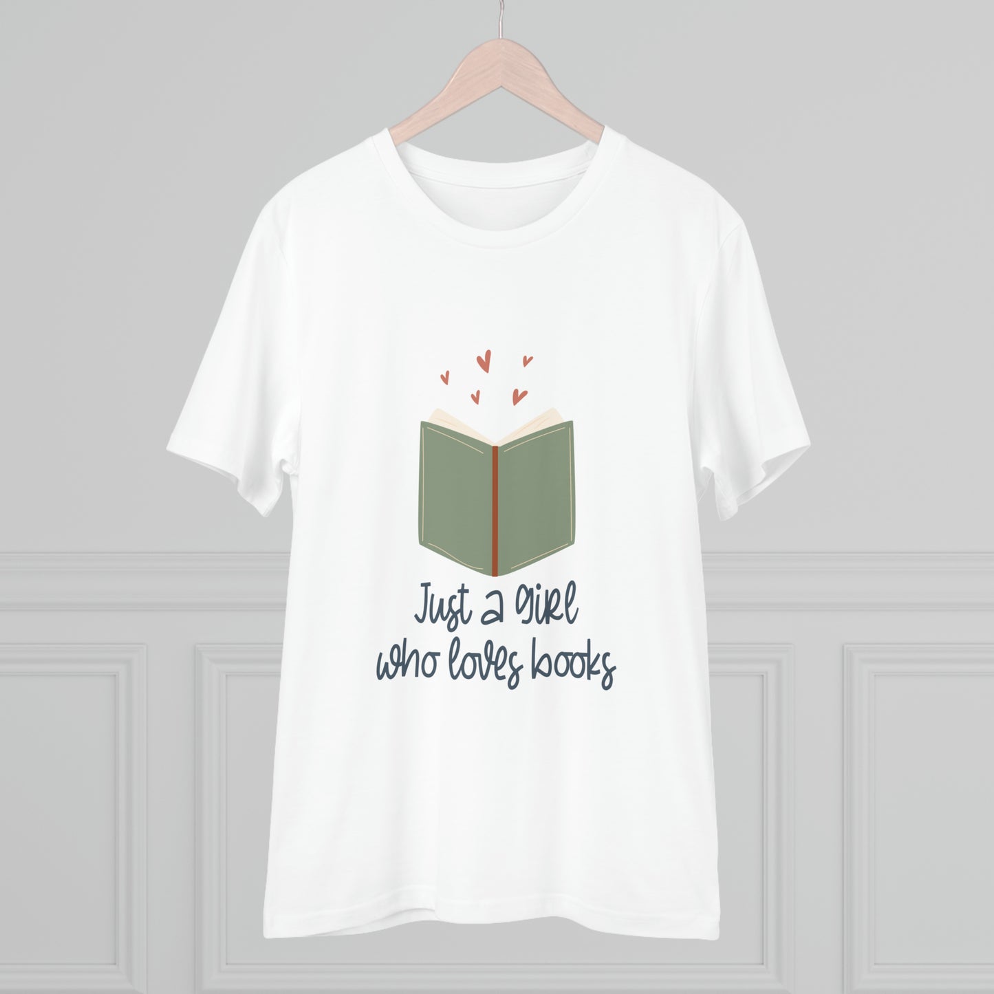 "Just a Girl Who Loves Books" - T-Shirt