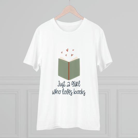 "Just a Girl Who Loves Books" - T-Shirt