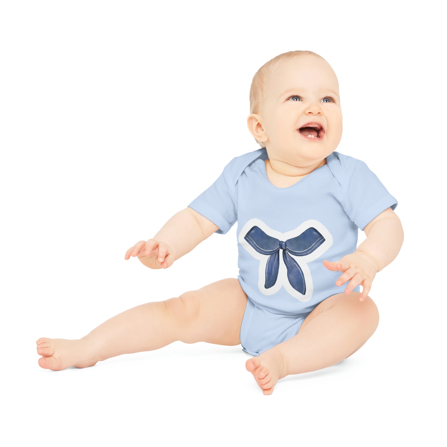 "Organic Cutie: Baby Short Sleeve Bod- Baby Organic Short Sleeve Bodysuit