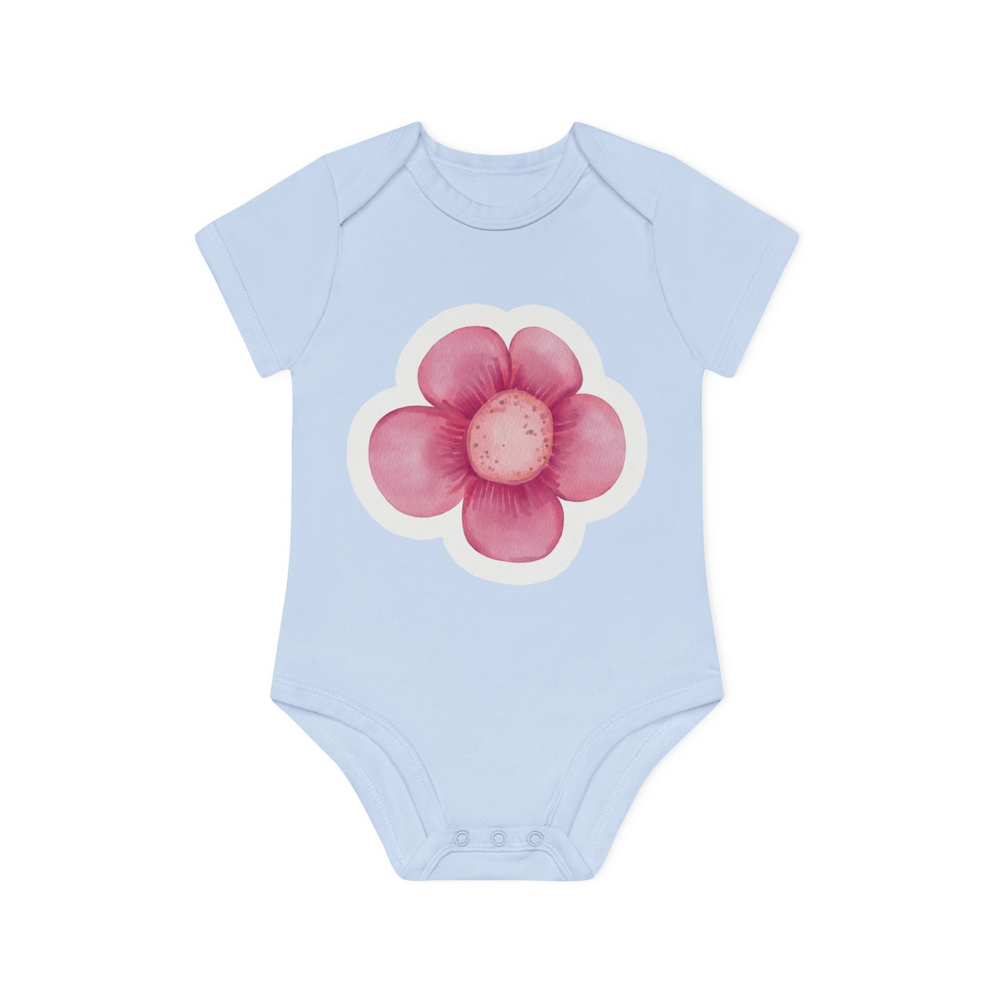 "Adorable Baby Organic Short Sleeve Bodysuit- Baby Organic Short Sleeve Bodysuit