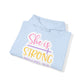 "She is Strong" - Christian Quote - Hoodie