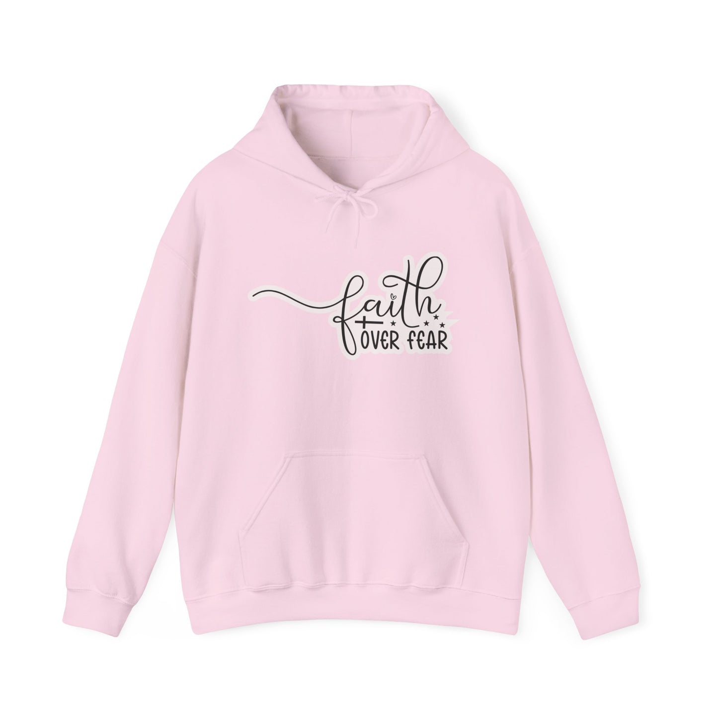 "Faith-filled Comfort: Christian Quote Hooded- Hoodie