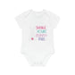 "Shake Your Bunny Tail" - Baby Organic Short Sleeve Bodysuit