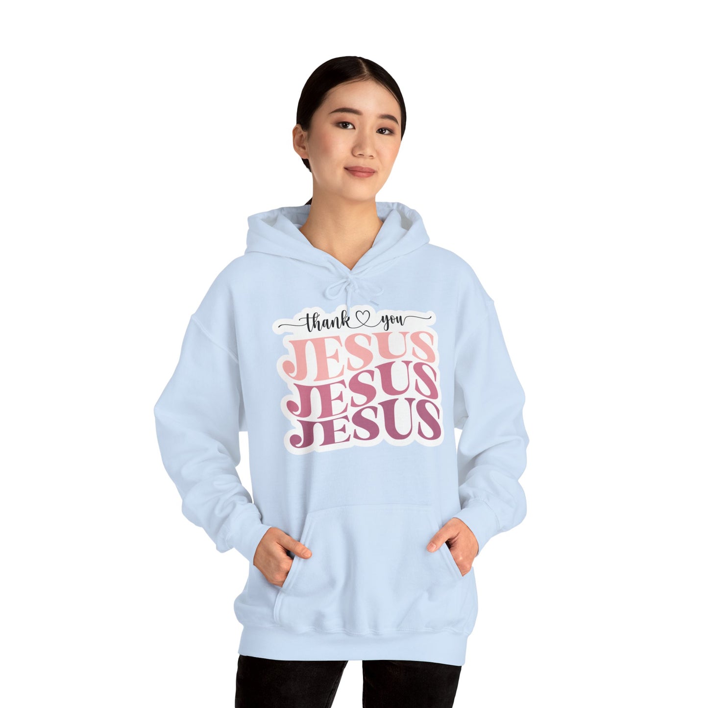 "Thank You Jesus" - Hooded Sweatshirt - Hoodie