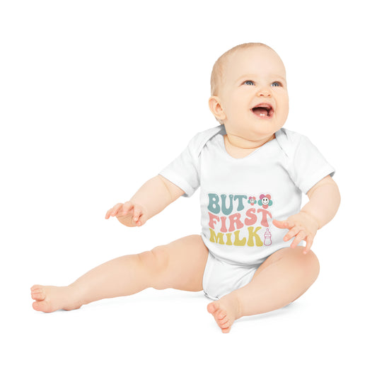 "Lovable Little One: Organic Short Sleeve Baby Bod- Baby Organic Short Sleeve Bodysuit