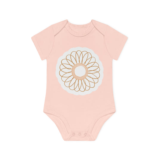 "Budding Blossom" - Baby Organic Short Sleeve Bodysuit