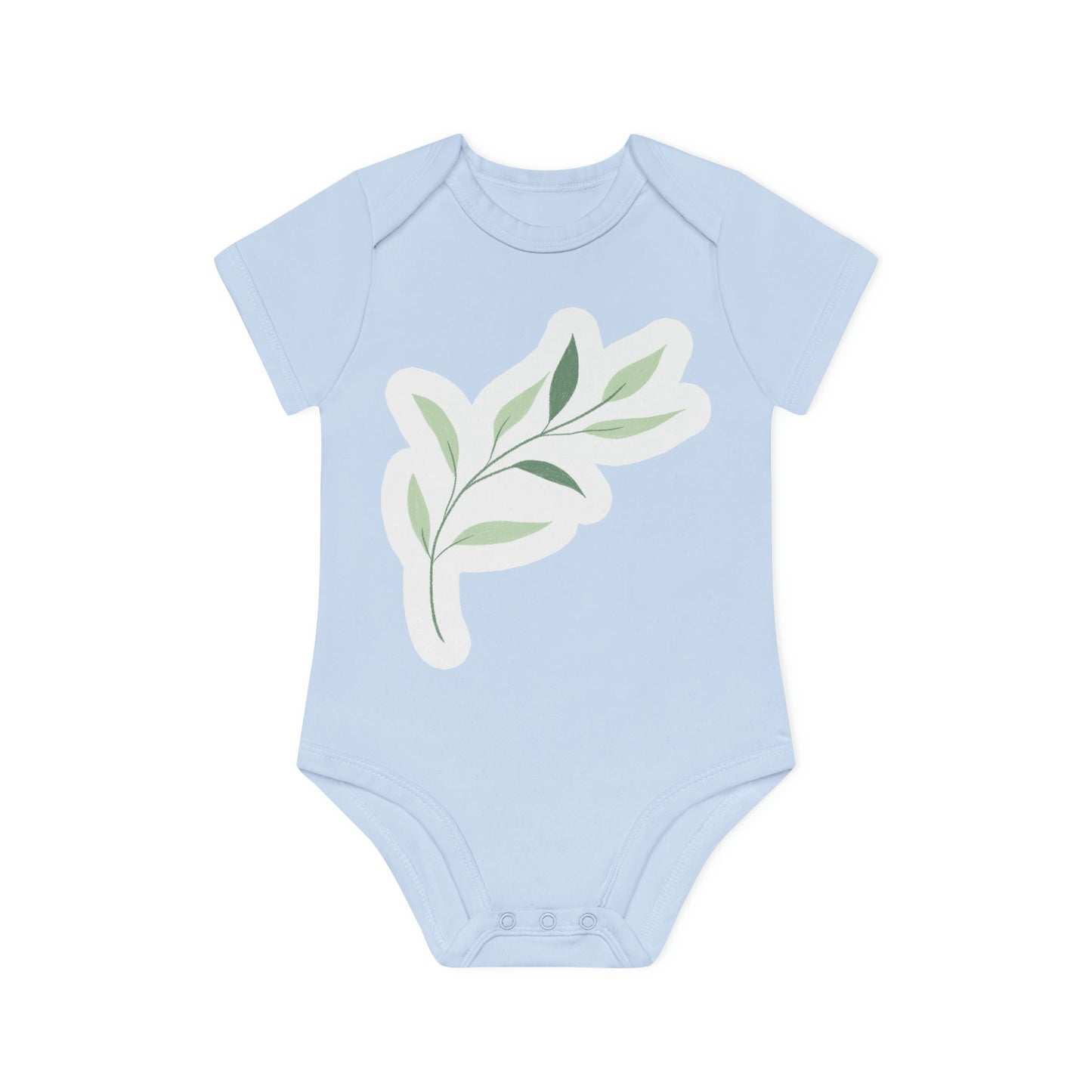 "Little Sprout Organic Short Sleeve Bodysuit- Baby Organic Short Sleeve Bodysuit