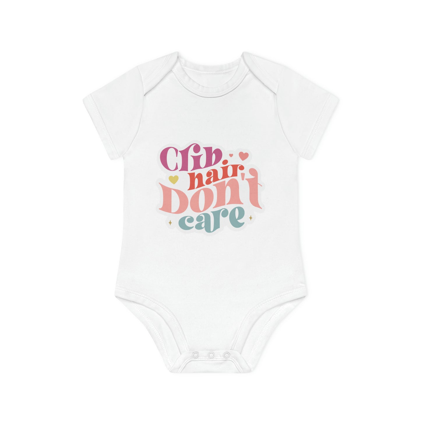 "Adorable Organic Short Sleeve Bodysuit for- Baby Organic Short Sleeve Bodysuit