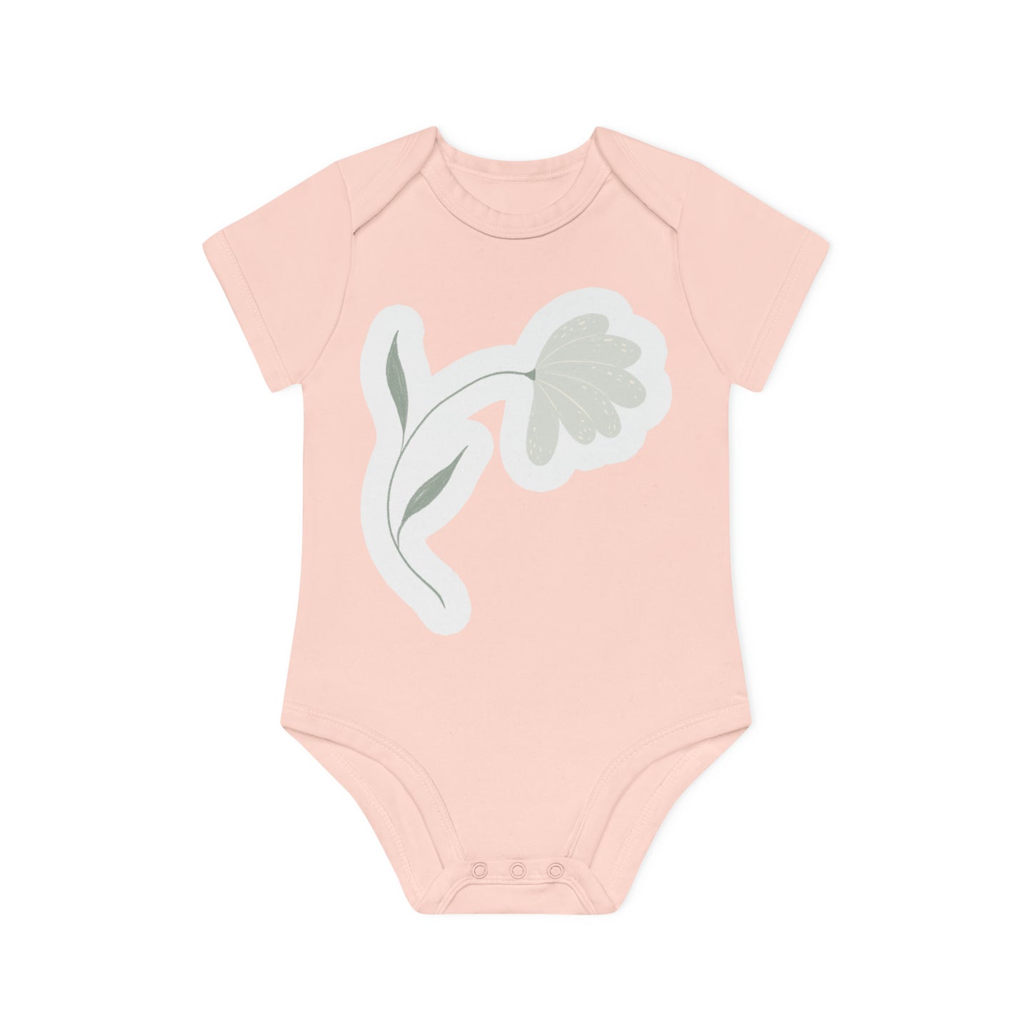 "Organic Cutie: Baby Short Sleeve Bod- Baby Organic Short Sleeve Bodysuit