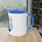 "Rainbow Pride Celebrate Love" - Two Tone Mug