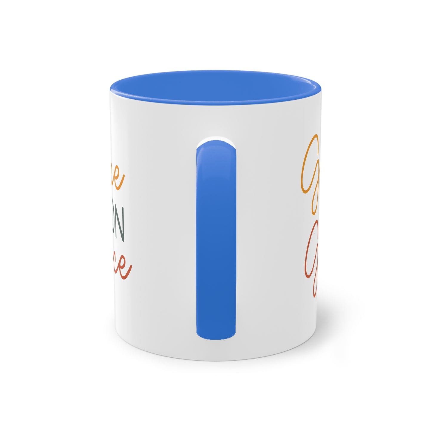 "Grace Upon Grace" - Christian Love - Two Tone Mug