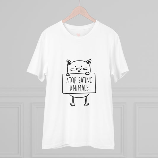 "Stop eating animals" Vegan Vibes Tee - T-Shirt