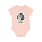 "Mama Penguin" - Baby Organic Short Sleeve Bodysuit