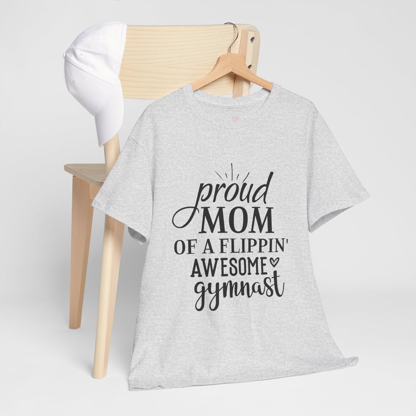 "Gymnast Mom" - Unisex Heavy Cotton Tee