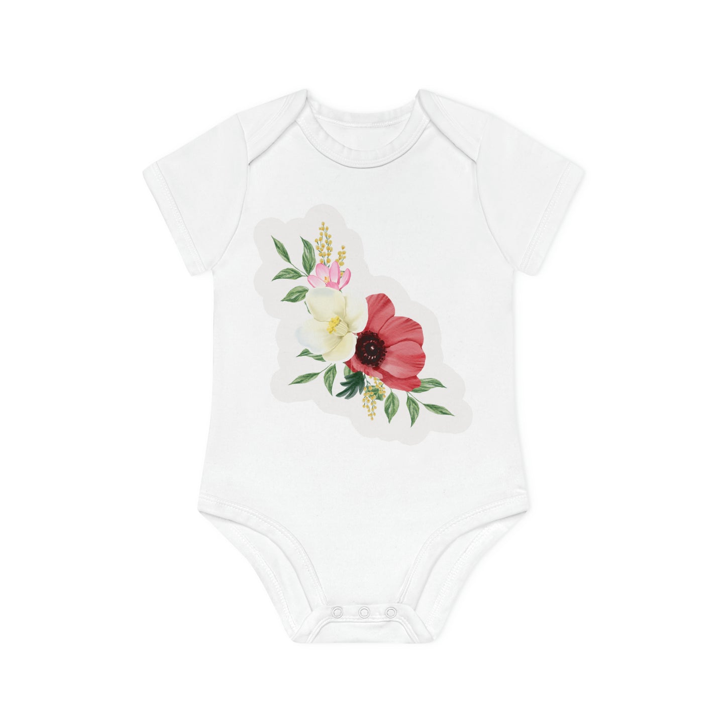 "Adorable Baby Organic Short Sleeve Bodysuit- Baby Organic Short Sleeve Bodysuit