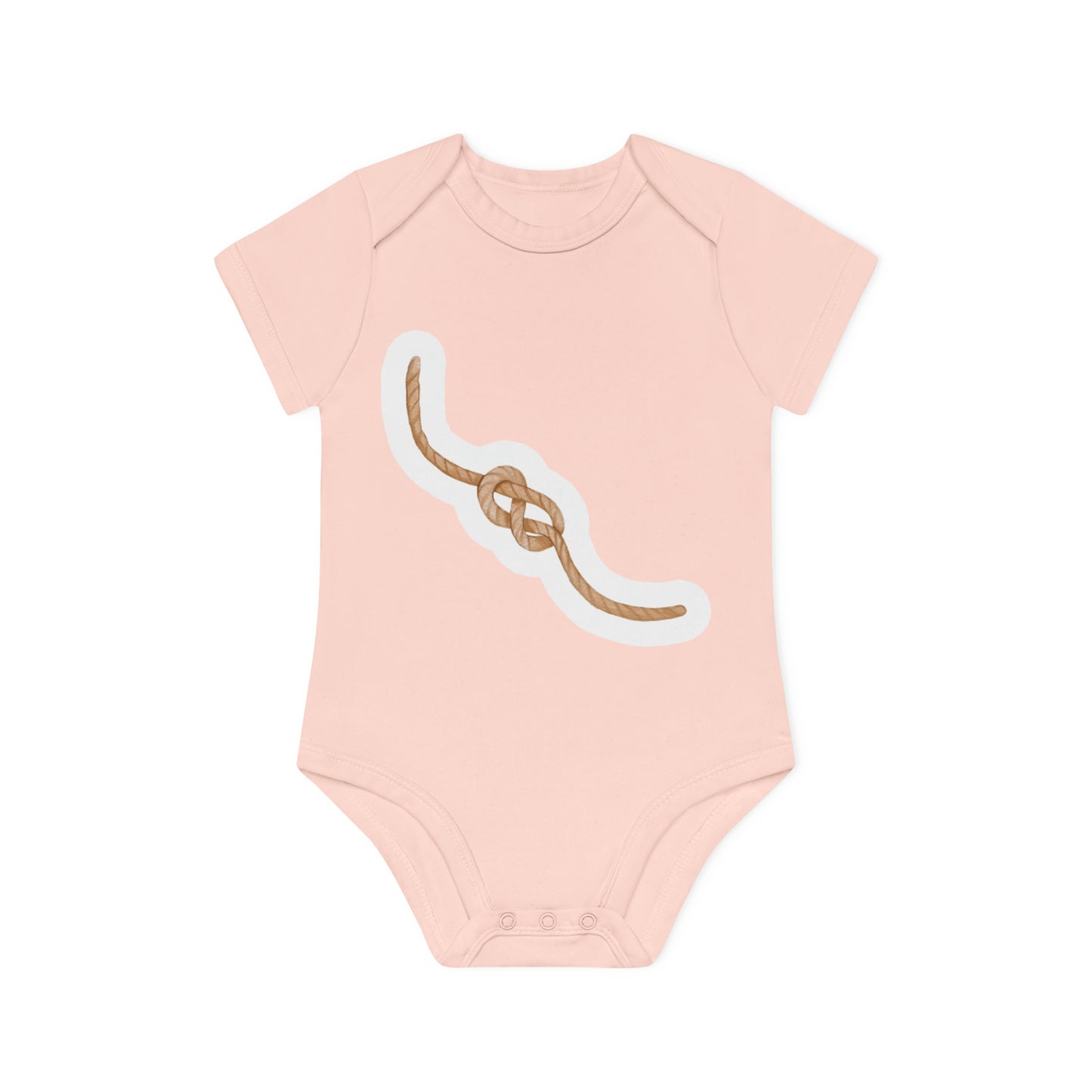 "Adorable Organic Short Sleeve Bodysuit -- Baby Organic Short Sleeve Bodysuit