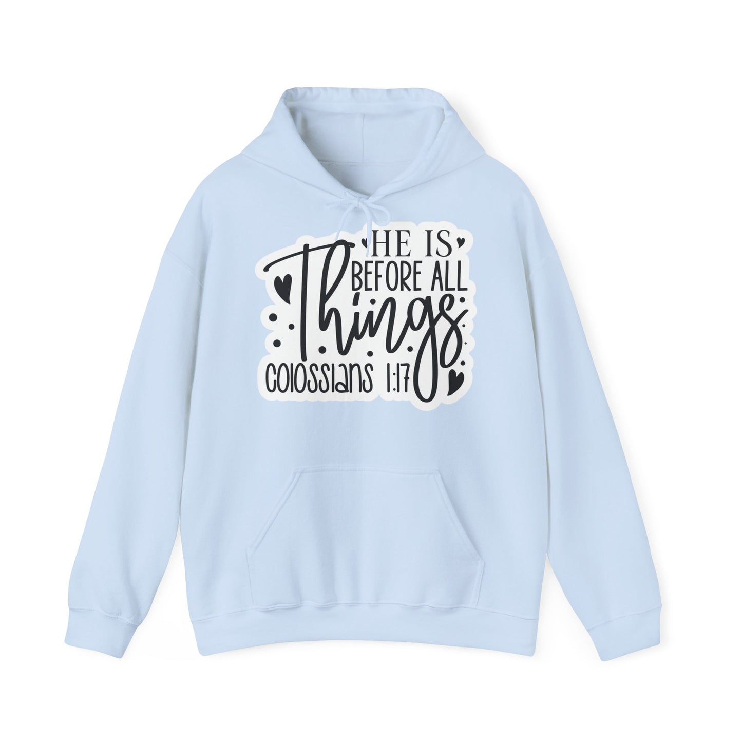 "Blessed and Cozy: Christian Quote Hood- Hoodie